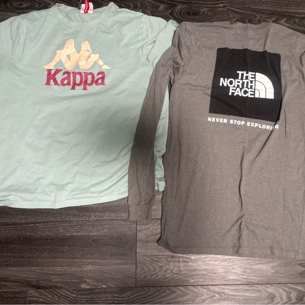 The North Face Charcoal Long Sleeve Men's Tee
